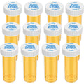 12/20 Pack Plastic Medicine Pill Bottles with Child Resistant Caps Travel Pill Vials - 6/8 Dram